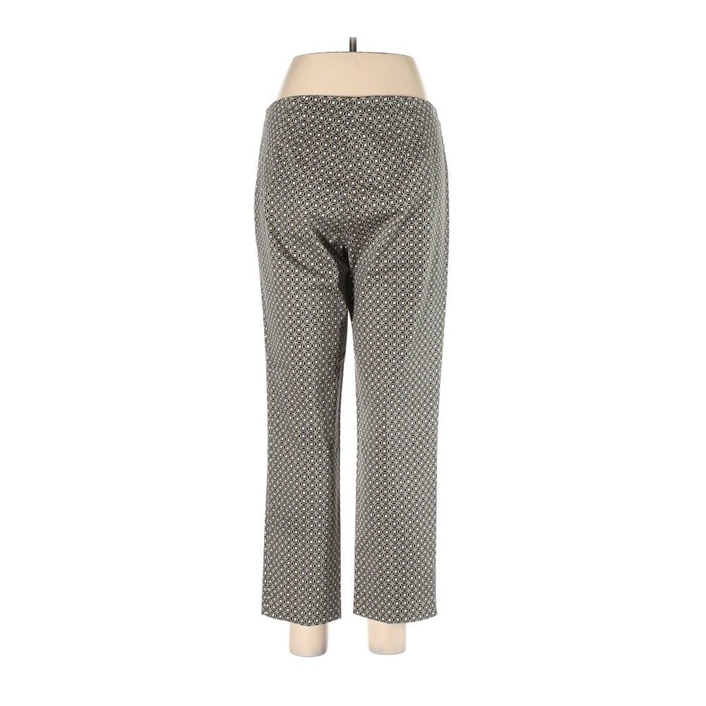 J. Jill | Circle Pattern Flat Panel Pants Sz 6 - image 2